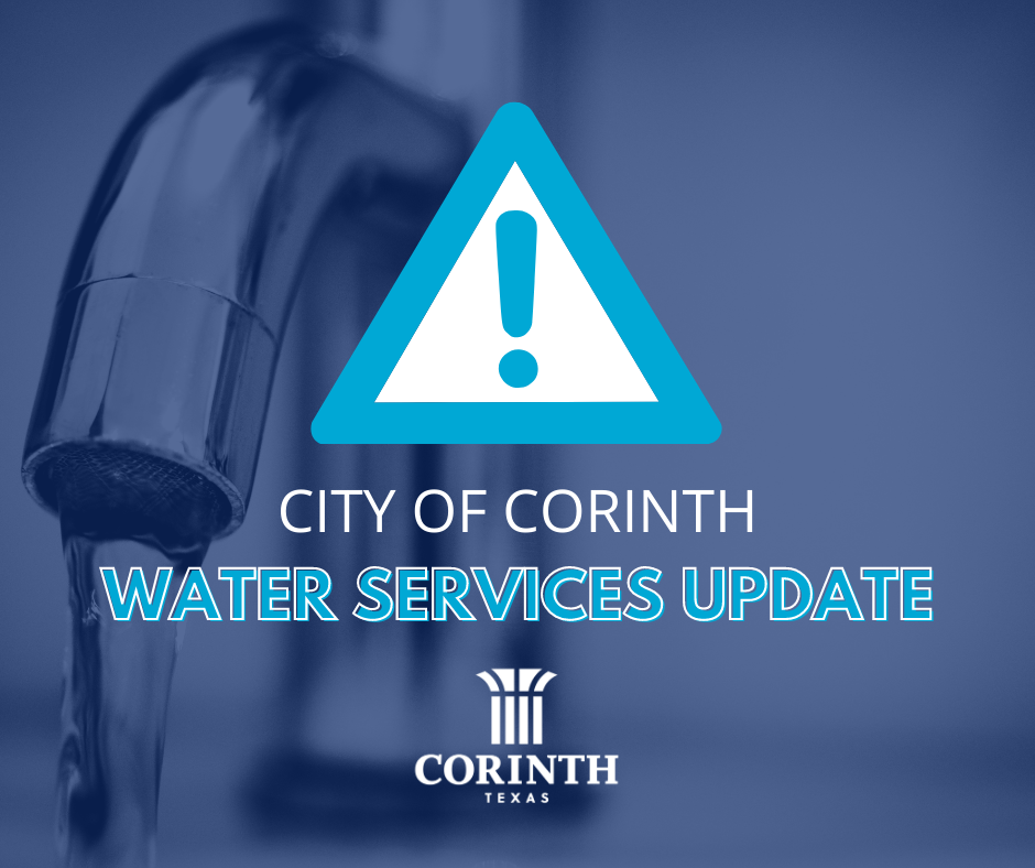 Corinth Water Services Update City Of Corinth Texas